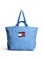 Tommy Jeans Shopper torba  plavi traper / crvena / crna / bijela