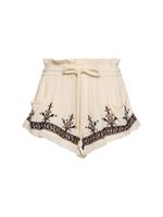 Kriss Embroidered Viscose Shorts