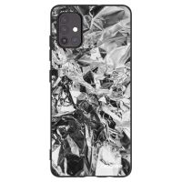 Silikónový čierny obal pre Samsung Galaxy A51 A515F - Chrome