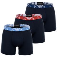 Emporio Armani Bokserice  noćno plava / svijetloplava / crvena / bijela