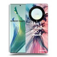 Silikónový prehľadný obal pre Honor Magic5 Lite 5G - Nemysli toľko