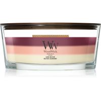 Woodwick Trilogy Lush Nectar lumânare parfumată cu fitil din lemn 453.6 g