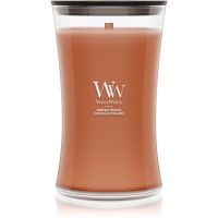Woodwick Pumpkin Praline ароматна свещ с дървен фитил 610 гр.