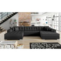 MID.YOU SEDACIA SÚPRAVA, textil, čierna