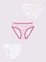 Yoclub Kids's Cotton Girls' Briefs Underwear 3-Pack BMD-0037G-AA20-002