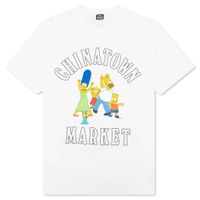 The Simpsons X Chinatown Market Family Og T-Shirt White - Pánske - Tričko MARKET - Biele - CTM1990346/0001 - Veľkosť: S