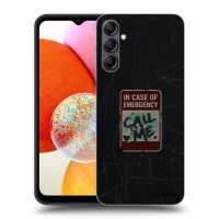 Silikónový čierny obal pre Samsung Galaxy A15 A156B 5G - EMERGENCY