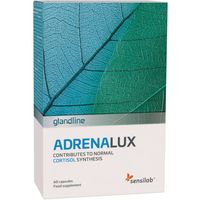 AdrenaLux | Effektiv psychischen und körperlichen Stress abbauen | Mit 2 Extrakten aus starken Adaptogenpflanzen | 60 Kapseln für 1 Monat | Sensilab