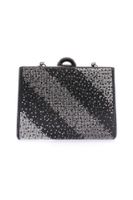 DGN 358-22y Women's Evening Dress Clutch Bag Diagonal Black