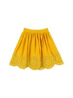 Organic Cotton Poplin Midi Skirt
