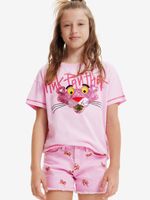 Desigual Pink Panther Majica dječja ružičasta