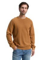 Pánský svetr TOM TAILOR hnědý - XL
