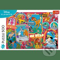 Trefl Puzzle 500 - Disney: V priebehu rokov / Disney - puzzle z kategorie Disney