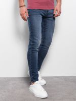 Ombre férfi farmer nadrág SKINNY FIT - sötétkék