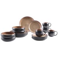 Novel KOMBINOVANÝ SERVIS 16-dielne, kamenina keramika