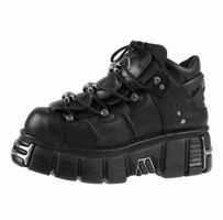 Lederschuhe Frauen - String Shoes (106-S1) Black - NEW ROCK - M.106-S1 39