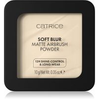Catrice Soft Blur Matte Airbrush Powder Mattierender Puder zum Fixieren Farbton 002W 10 g