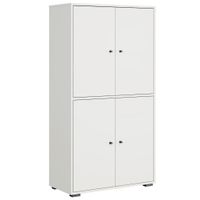 P & B SKRINKA NA TOPÁNKY, biela, 70/131/33 cm