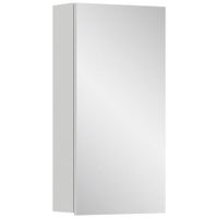 MID.YOU ZRKADLOVÁ SKRINKA, biela s vysokým leskom, biela, 38/77/18 cm