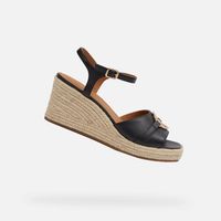 Black women's sandals Geox Panarea - Women's