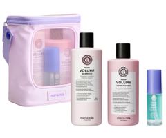 Darčeková sada pre objem jemných vlasov Maria Nila Pure Volume + kozmetická taška zadarmo + darček zadarmo