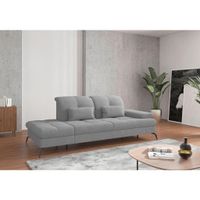 Sit & More LEŇOŠKA, textil, sivá