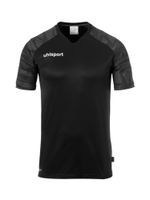 UHLSPORT Tehnička sportska majica  antracit siva / tamo siva / crna / bijela
