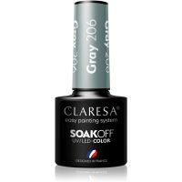 Claresa SoakOff UV/LED Color Savanna Vibes géles körömlakk árnyalat Gray 206 5 g