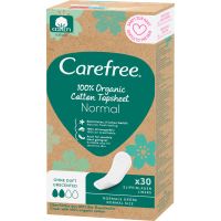 Carefree Organic Cotton Normal дамски превръзки 30 бр.