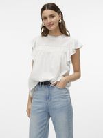 Vero Moda Trine Bluse Weiß