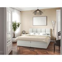 MID.YOU AMERICKÁ POSTEĽ, 140/200 cm, biela