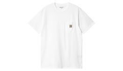 Carhartt WIP S/S Pocket T-Shir White Pánske - Tričká Carhartt WIP - Biela - I030434_02_XX-M - Size: M