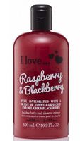 I Love... Cosmetics tuš gel in kopel - Bath & Shower Raspberry & Blackberry 500 ml