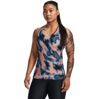 Under Armour Armour Racer Tank Print Bubble Peach XS