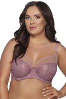 Nevyztužená podprsenka Ava Lingerie 1396 Crystal Světle fialová 90E