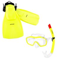 Spokey BOJKO Junior snorkeling set: mask, snorkel and plutvy, veľ. M (32/35)