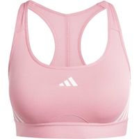 adidas POWERIMPACT TRAIN 3-STRIPES BRA Дамско спортно бюстие, розово, размер