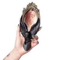 Spiegel (Dekoration) ALCHEMY GOTHIC - Raven Hand