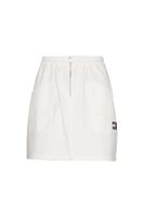 Tommy Jeans Skirt - TJW SURPLUS ZIP MINI SKIRT white