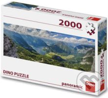 Pohled na Alpy panoramic - puzzle z kategorie Přírodní scenérie