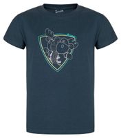 Boys' cotton T-shirt Kilpi ALBION-JB DARK BLUE