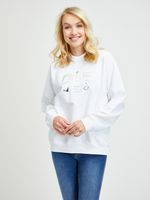 Diesel Felpa Sweatshirt Weiß