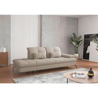 Sit & More LEŇOŠKA, textil, taupe