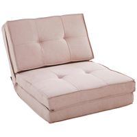 MID.YOU ROZKLADACIE KRESLO, textil, ružová