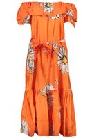 DESIGUAL WOMEN&#39;S LONG DRESS ORANGE