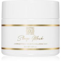 Dripping Gold Sleep Mask samoporjavitvena nočna maska za obraz odtenek Medium/Dark 50 ml