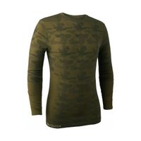DEER HUNTER CAMOU WOOL Функционална тениска, khaki, размер