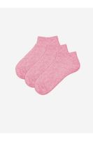 LC Waikiki Lw - Women's Plain Ankle Socks 3 Pack