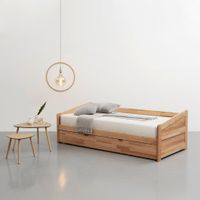 Livetastic POSTEĽ S VÝSUVNÝM LÔŽKOM, 90/200 cm farba buka