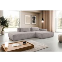 Livetastic ROHOVÁ SEDAČKA, plast, textil, kompozitné drevo, sivá